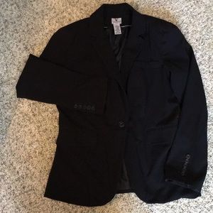 Worthington Stretch Boyfriend-style Blazer Black